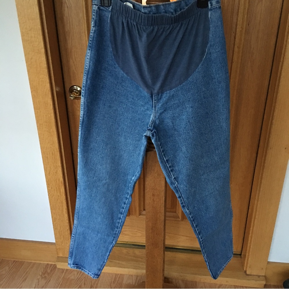 excellent Maternity jeans denim 100% cotton size 4 maternity